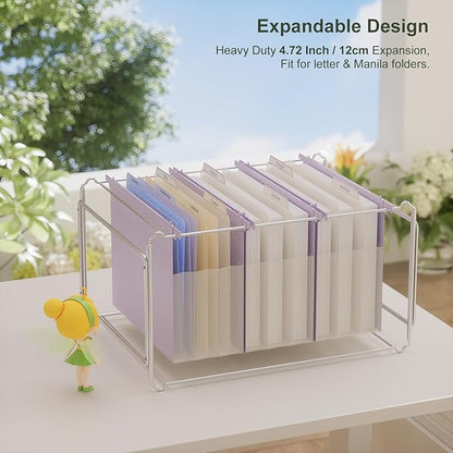 Extra Capacity Hanging File Folders, 4.72" Reinforced Wheat Straw Expanding - Image 4