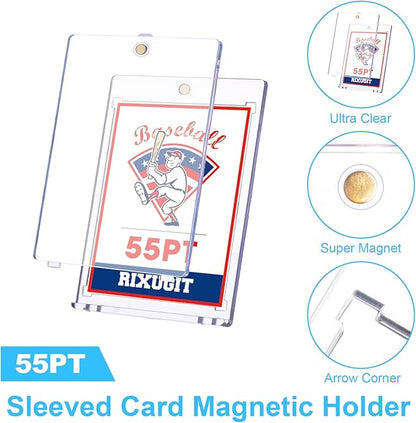 25-Pack Sleeved Magnetic Card Holders - Image 3