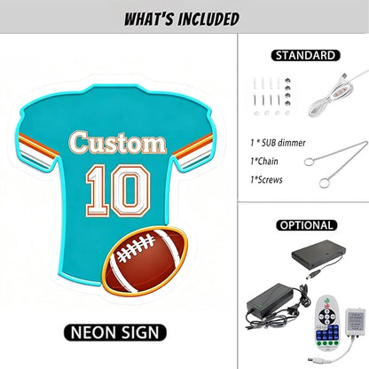Custom Football Jersey Neon Signs - Image 3