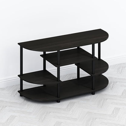 Furinno TOMI TV Stand, Corner Entertainment Center, TV Console - Image 4