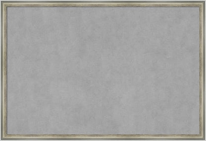 Amanti Art Silver Framed Magnetic Board 26x38 Large Vision Board by AmantiArt