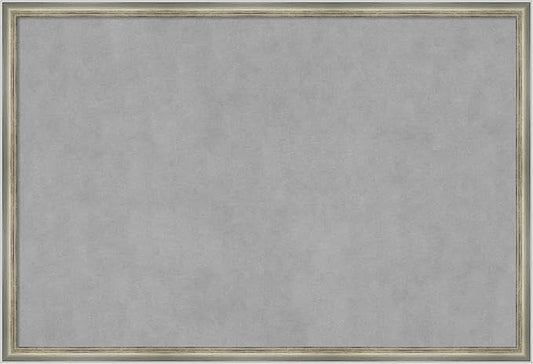 Amanti Art Silver Framed Magnetic Board 26x38 Large Vision Board by AmantiArt