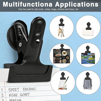 joaoxoko 3 Pack Heavy Duty Magnetic Clips 1.5 Inch Opening - Image 7