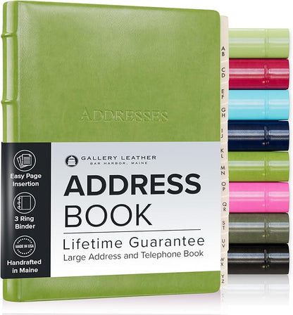 Gallery Leather Desk Address Book by GalleryLeather