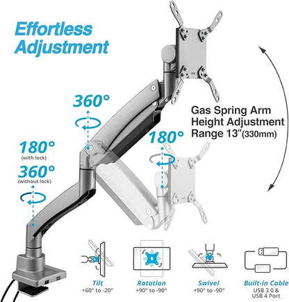 AVLT Single 17"-57" Super Ultrawide Monitor Arm - Image 3