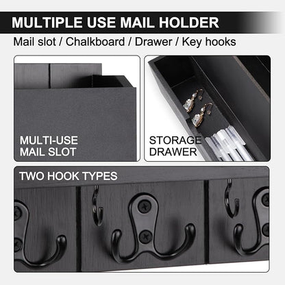 Lucundm Mail and Key Holder Wall Mount - Image 3