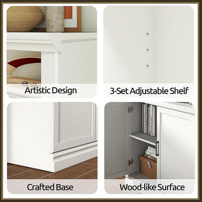 Bevfint 70 Inch Tall Bookcase - Image 6