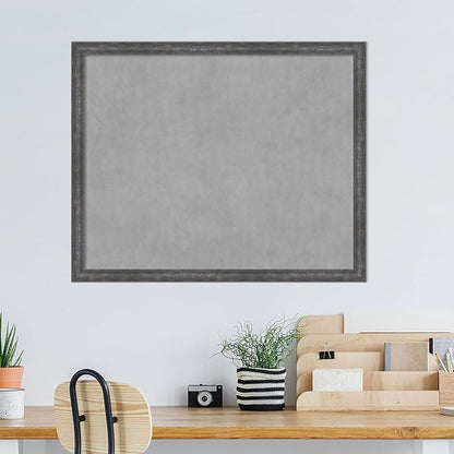 Amanti Art Grey Framed Magnetic Board 35x43 X-Large Vision Board - Image 5