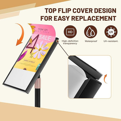 Newzueby Sign Holder Stand 8.5x11 inch - Image 2