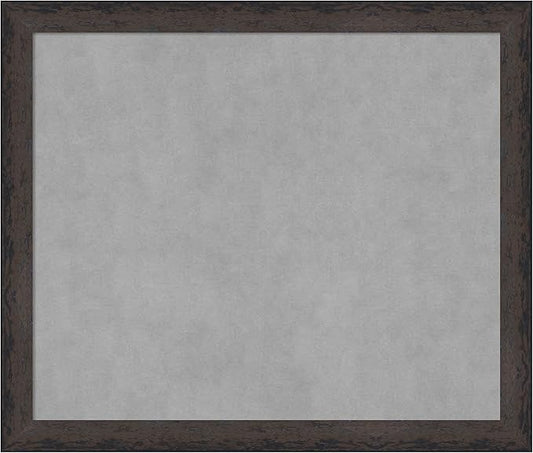Amanti Art Black Framed Magnetic Board 23x27 Medium Vision Board by AmantiArt