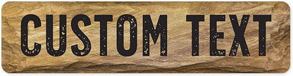 Custom Sign, Custom Street Sign, 11 Font Colors, 13 Font Styles, 4 Hole Options by MySignCenter