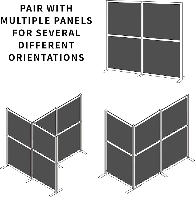 VIVO Modular Wall System, 2 PET Panels, Modern Professional Office Cubicle - Image 5