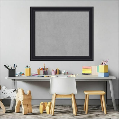 Amanti Art Black Framed Magnetic Board 24x28 Medium Vision Board - Image 5