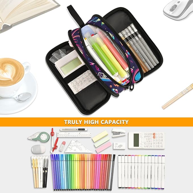 BOENLE Custom Bright Game Joystick Pencil Case Box Boys Girls Personalized Name - Image 5