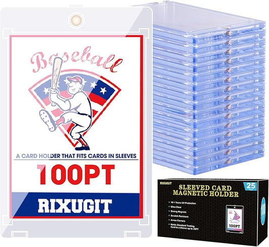 25-Pack Sleeved Card Magnetic Holders by Unknown