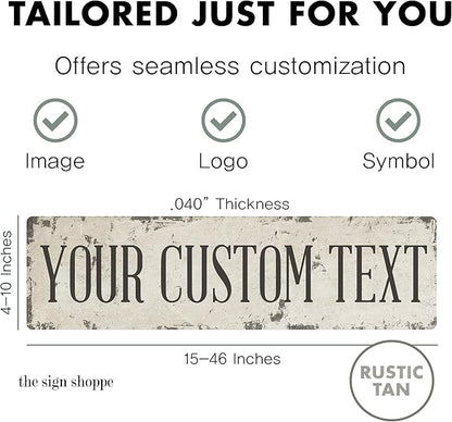 Rustic Custom Metal Signs - Image 2