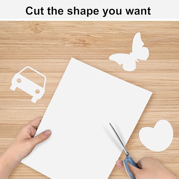 OcePor 100 Sheets White Cardstock Paper, Colored Printer Paper 8.5 x 11 - Image 4