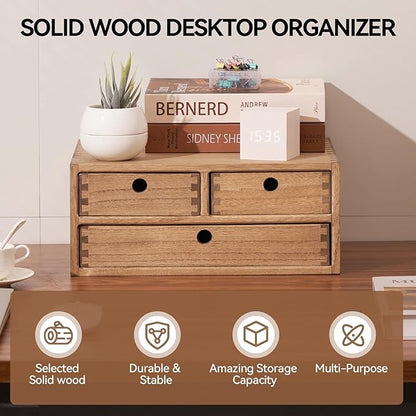 Kirigen Wooden Desktop Organizer - Image 3