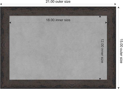 Amanti Art Black Framed Magnetic Board 15x21 Small Vision Board - Image 3