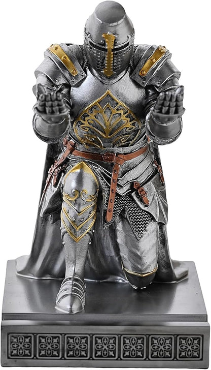 NCQIXIAO Medieval Templar Vanguard Officer Knight Pen Holder Pen Stand Desk - Image 4