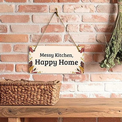 Signs ByLITA Autumn Leaves Personalized Hanging Wall or Door Sign | Custom - Image 3