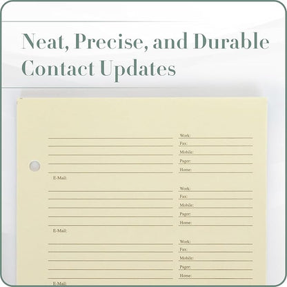 Gallery Leather Address Book Correction Labels - Image 6