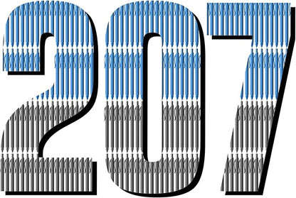 JIMMIDDA Pens Bulk, 207 Pack Ballpoint Black & Blue Ink, 1.0MM Medium Point by JIMMIDDA