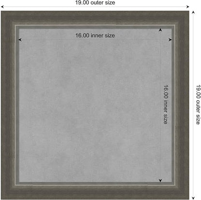 Amanti Art Silver Framed Magnetic Board 19x19 Small Vision Board - Image 4