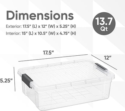 Superio Clear Storage Boxes - Image 3