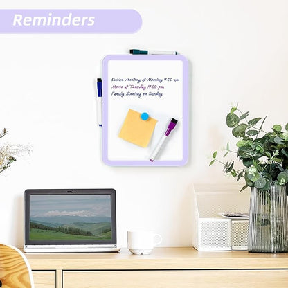 VUSIGN Small White Board Dry Erase, 8.5'' x 11'' Magnetic Dry Erase Board - Image 3