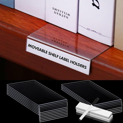 Containlol 60 Sets Moveable Shelf Label Display Holders - Image 8