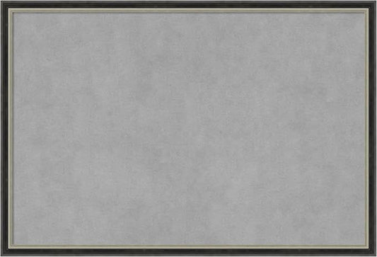 Amanti Art Black Framed Magnetic Board 17x25 Medium Vision Board by AmantiArt
