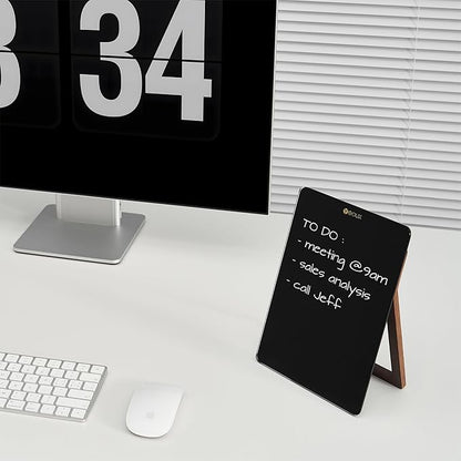 Desktop Black Glass Dry Erase Whiteboard - Image 7