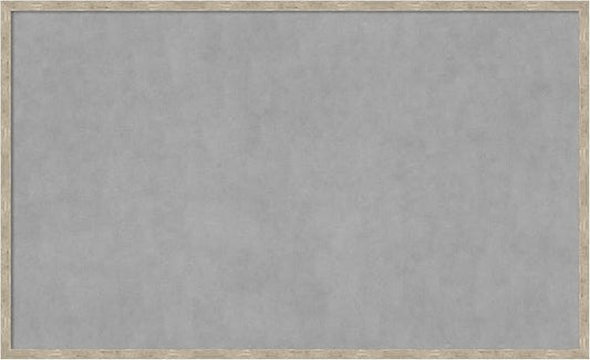Amanti Art Silver Framed Magnetic Board 25x41 Large Vision Board by AmantiArt