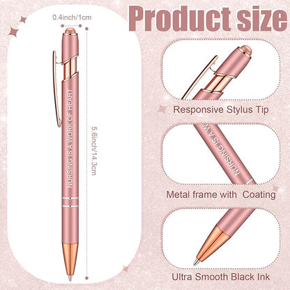 Zonon 12 Pcs Inspirational Pens Bulk Funny Ballpoint Pen - Image 2