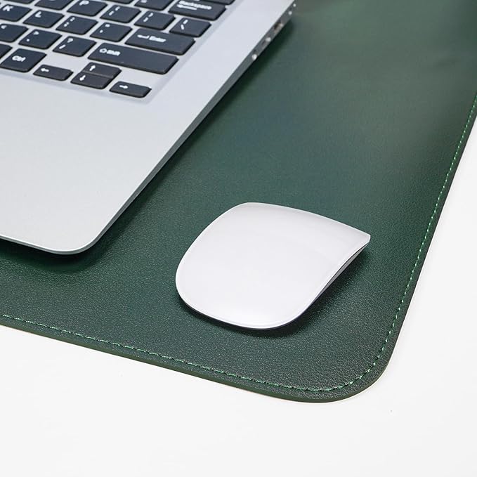AFIING Dual-Sided Desk Pad, Natural Cork & PU Leather Large Mouse mats - Image 5
