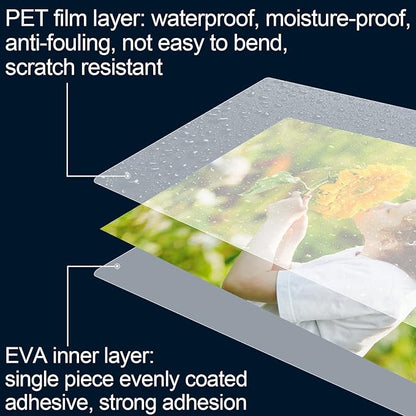 HERKKA 200 Pack Laminating Sheets, Hold 11 x 17 Inch Sheet, 3 Mil Clear Thermal - Image 5