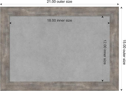 Amanti Art Silver Framed Magnetic Board 15x21 Small Vision Board - Image 4