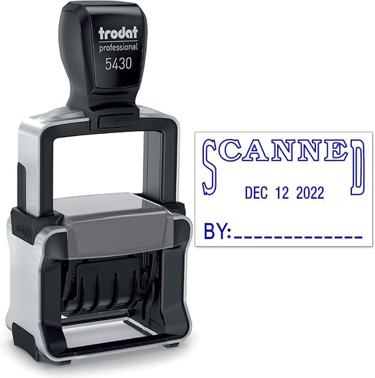 Trodat 5430 Professional Self-Inking Date Stamp by Maxmark