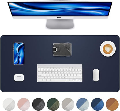 Non-Slip Desk Pad, Mouse Pad, Waterproof PVC Leather Desk Table Protector by AFIING