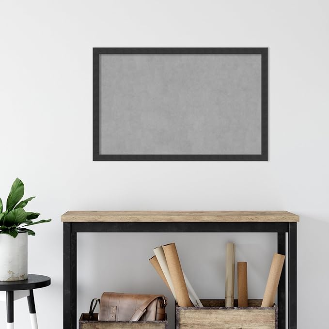 Amanti Art Black Framed Magnetic Board 22x34 Large Vision Board - Image 5