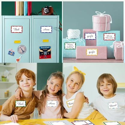 STARLIBOO Holographic Colored Labels Stickers, 3X5 Inch Removable Large Label - Image 4