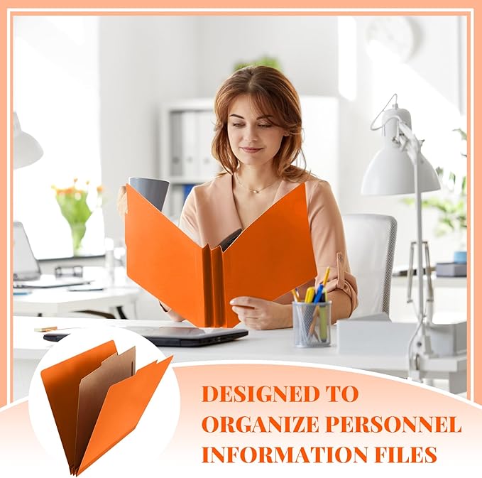 Skyygemm 60 Pcs Classification Folders Letter Size, 1 Divider Pressboard File - Image 6