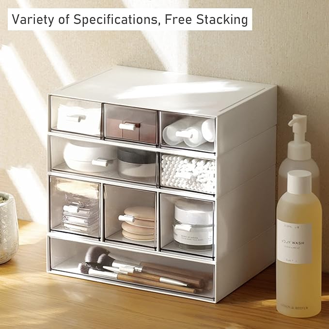 Desk Organizer-3 Tier Stackable Storage Drawers - Image 7