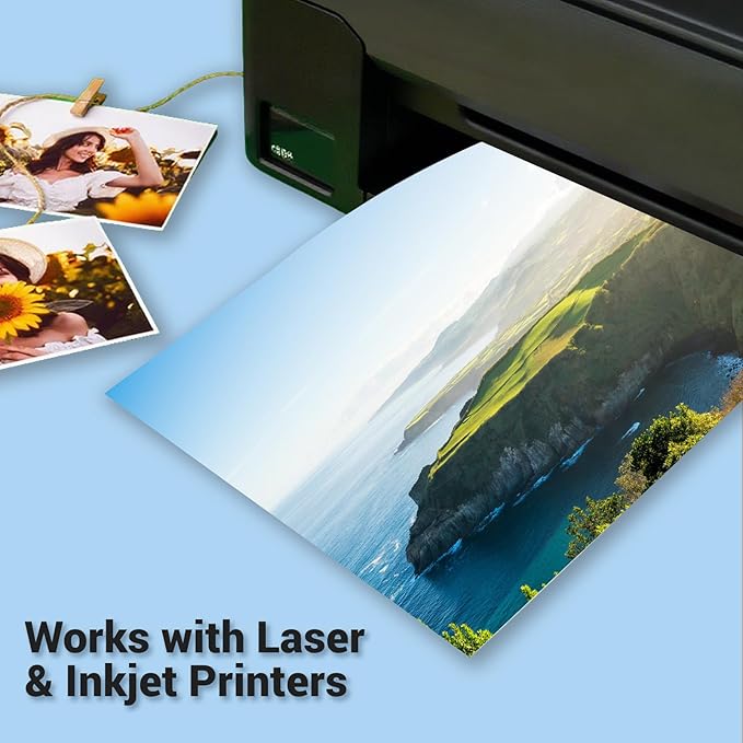 Cardstock 8.5 x 11, Thick Printer Paper, Card Stock Paper 200 gsm, 80 Sheets - Image 5