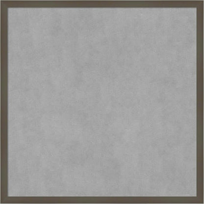 Amanti Art Grey Framed Magnetic Board 25x25 Medium Vision Board by AmantiArt