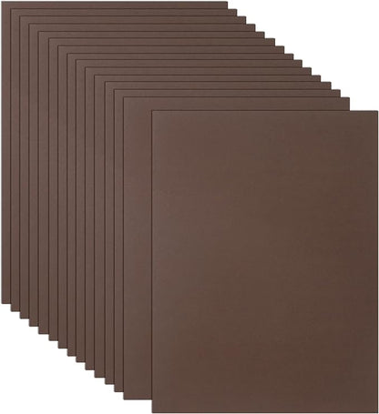 Guakicae 32 Sheets Coffee Cardstock 8.5 x 11 Printer Paper, 80lb Premium Dark by Guakicae