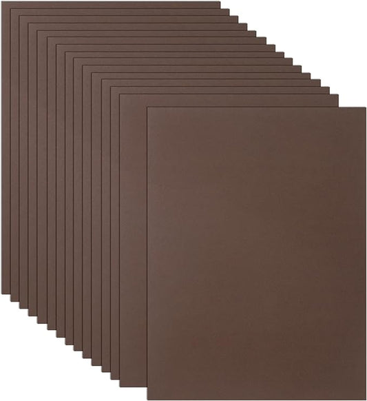 Guakicae 32 Sheets Coffee Cardstock 8.5 x 11 Printer Paper, 80lb Premium Dark by Guakicae