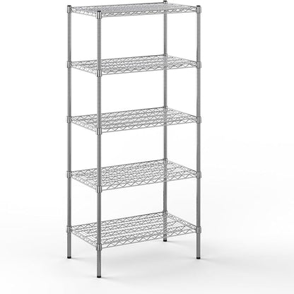 Regal Altair 18" Deep x 30" Wide x 64" Height Wire Shelving Kit | 5-Tier | NSF by Regal+Altair