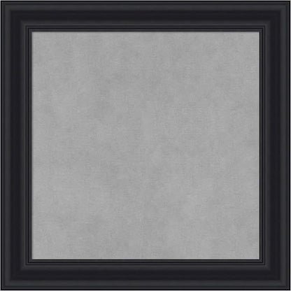 Amanti Art Black Framed Magnetic Board 20x20 Small Vision Board by AmantiArt
